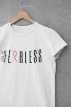 Load image into Gallery viewer, Pink Ribbon Fearless Tee